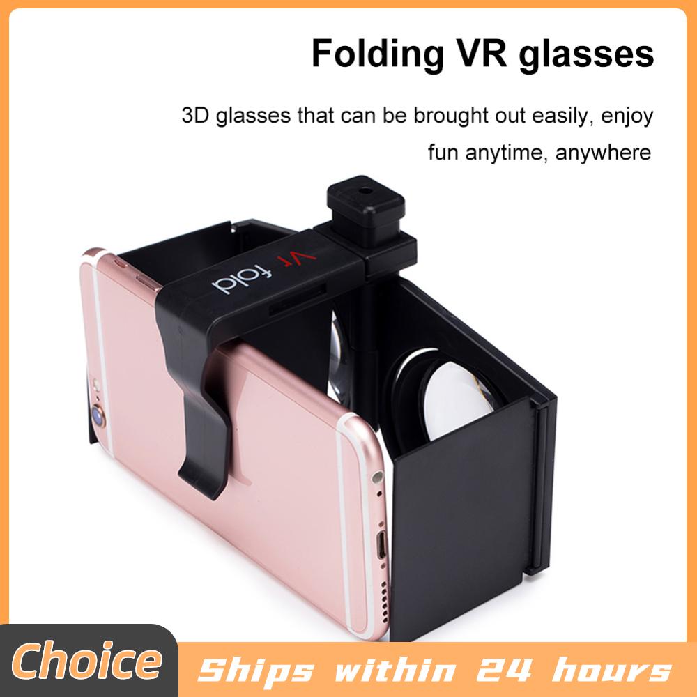 Gaming Console Vr - Kacamata 3D Lipat Plastik Kacamata Realitas