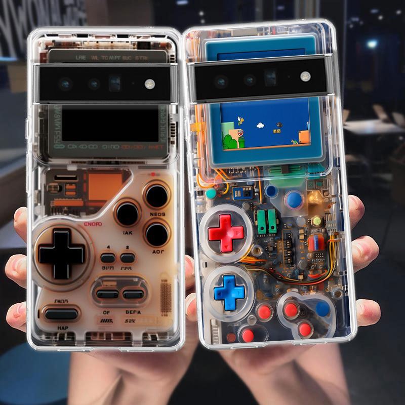 Gaming Console Google - Penutup Casing Ponsel untuk Google Pixel