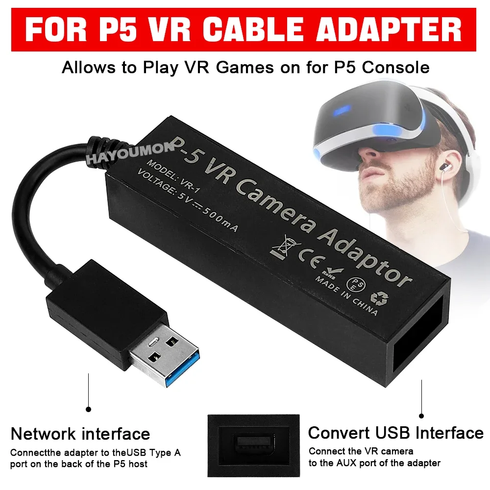 Gaming Console Vr - Untuk PS5 VR Kabel Adaptor untuk