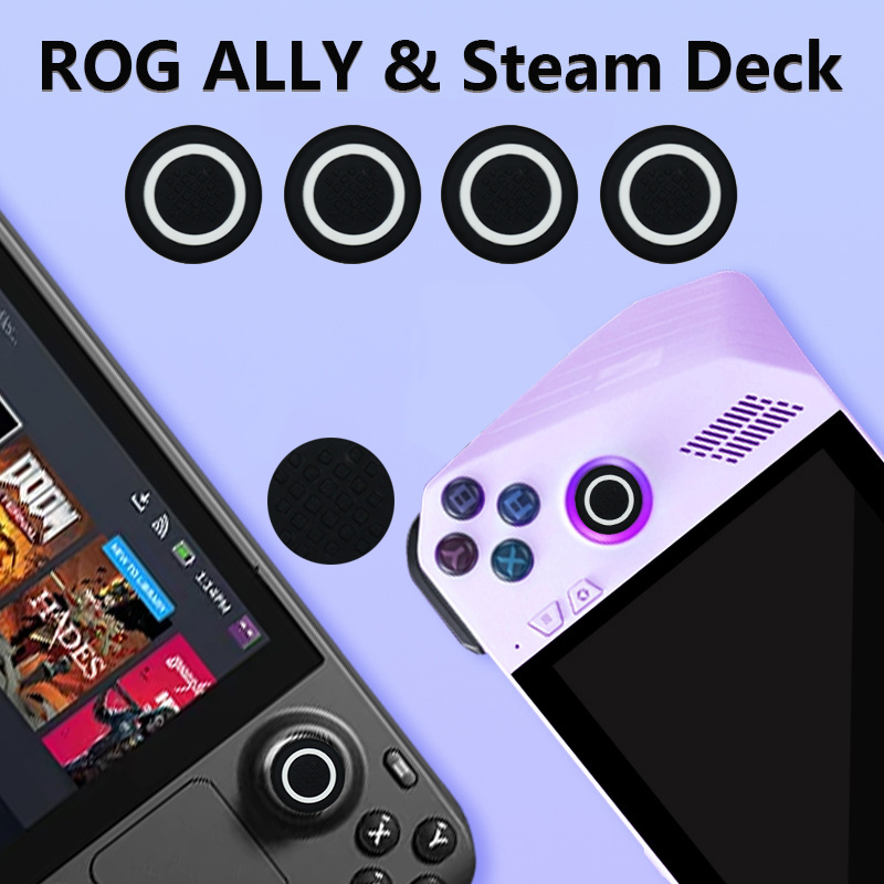 Console Gaming Steam - 4 buah Pelindung Grip Joystick Silikon
