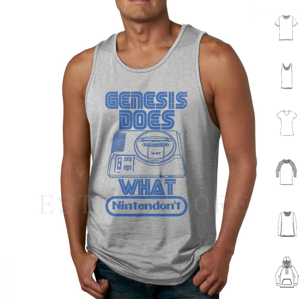 Gaming Console Genesis - Rompi Tank Top The Console Wars