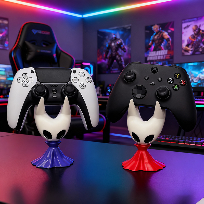 Gaming Console Setup - Hollow Knight Hornet Controller Stand -