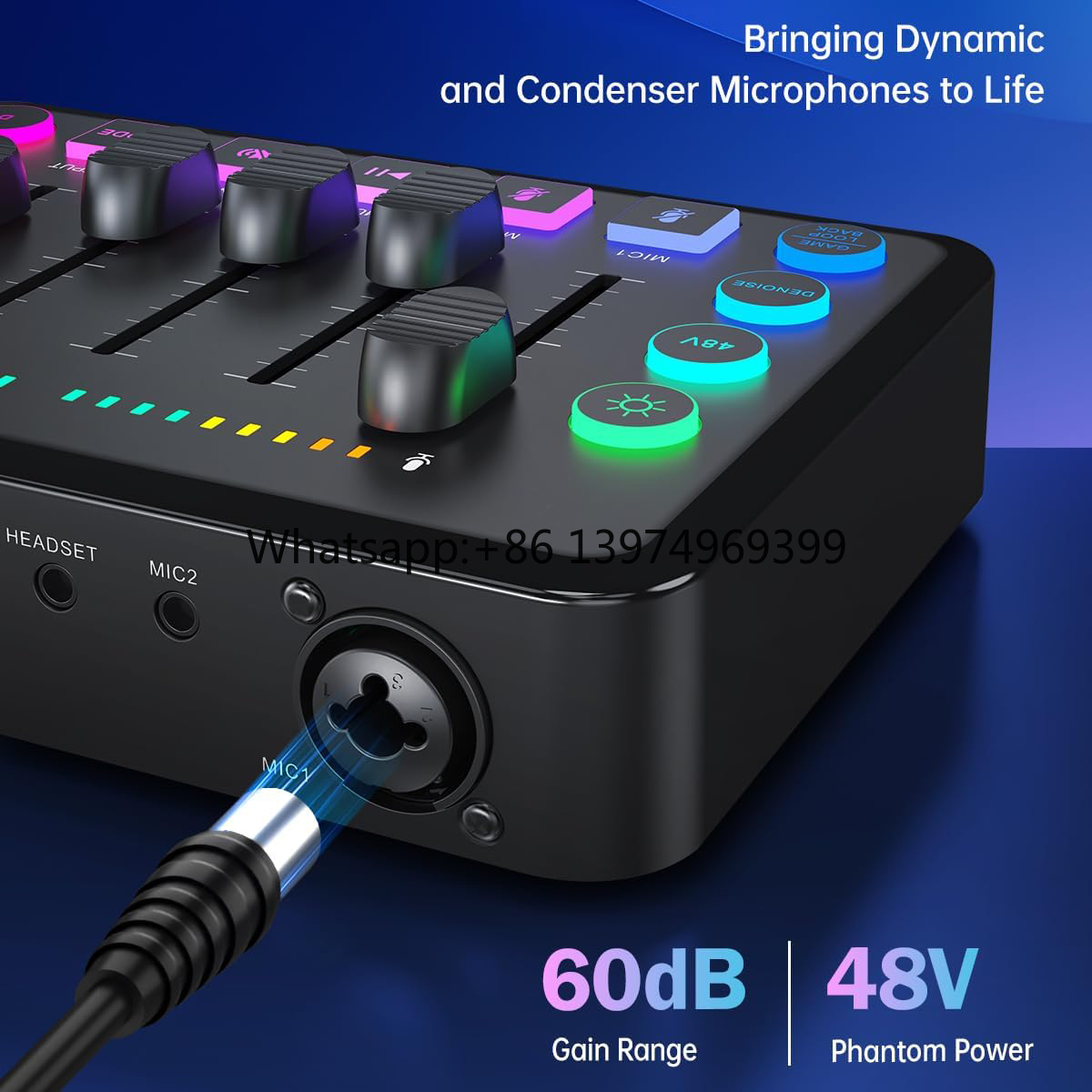 Gaming Console Bundle - Mixer Audio Gaming RGB 48V Phantom