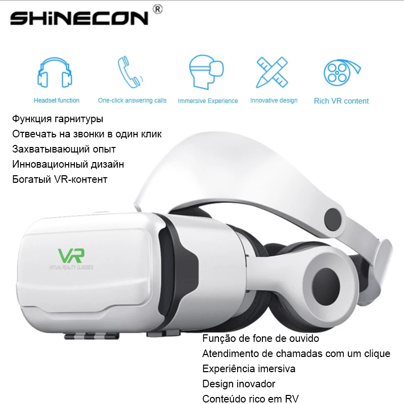Kacamata VR Helm Headset 3D Re - Gaming Console Vr ulasan dan harga