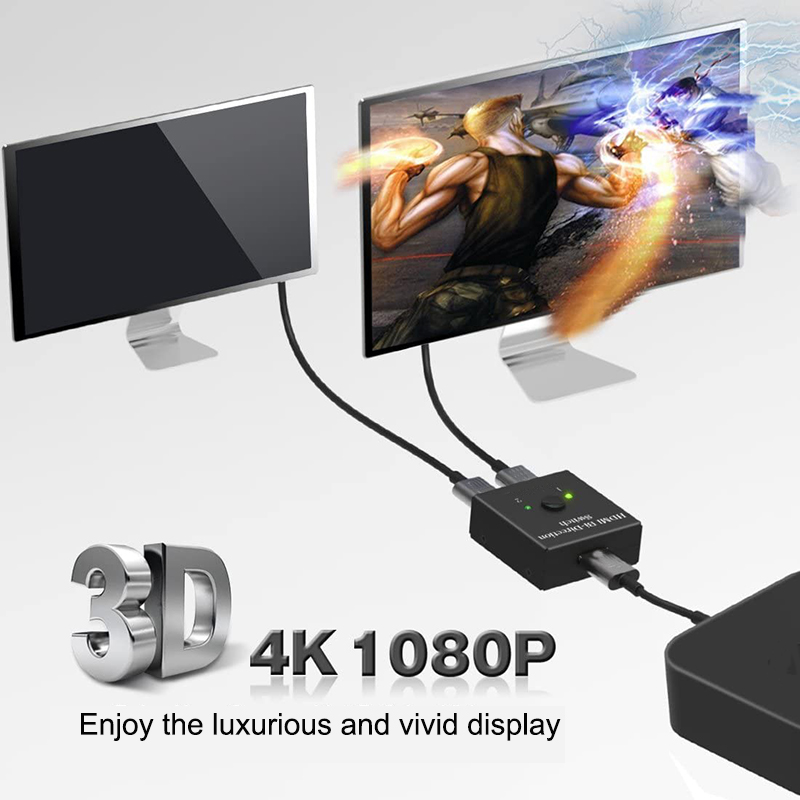 Saklar HDMI kompatibel dua ara - Gaming Console Bundle ulasan dan harga