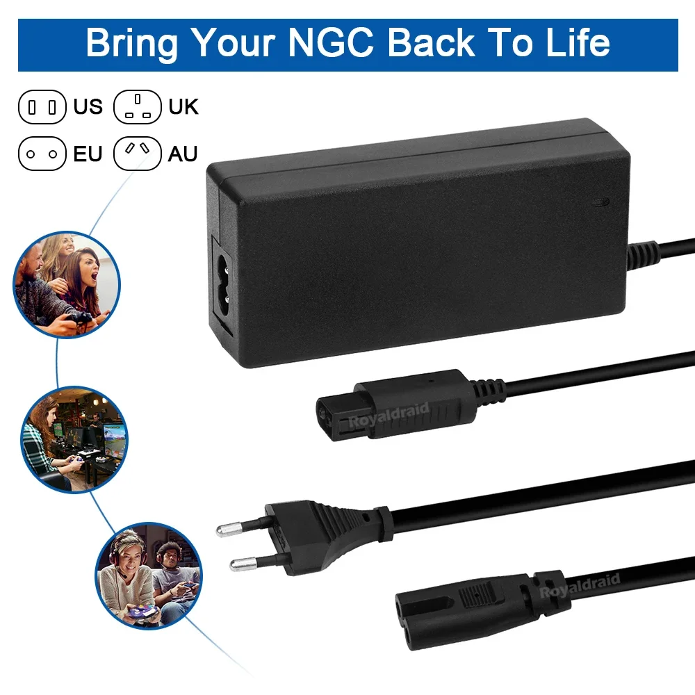 Adaptor Daya AC Colokan EU/US/ - Gaming Console Uk ulasan dan harga