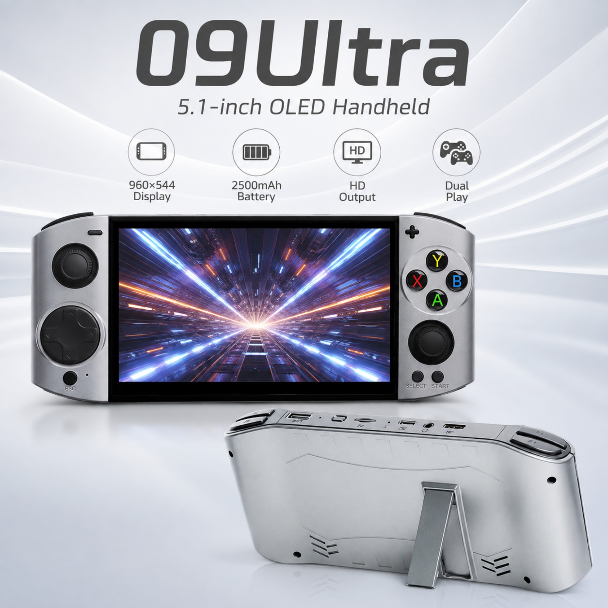 09 Ultra Konsol Game Genggam O - Gaming Console In Chinese ulasan dan harga