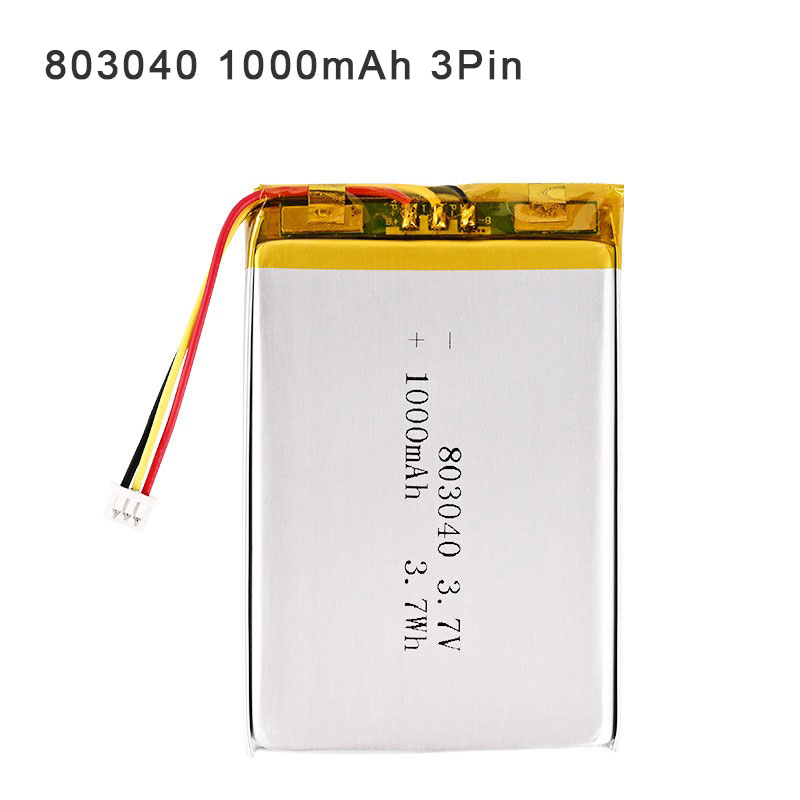 Baterai 803040 1000mAh 3pin 3. - Gaming Console Vr ulasan dan harga