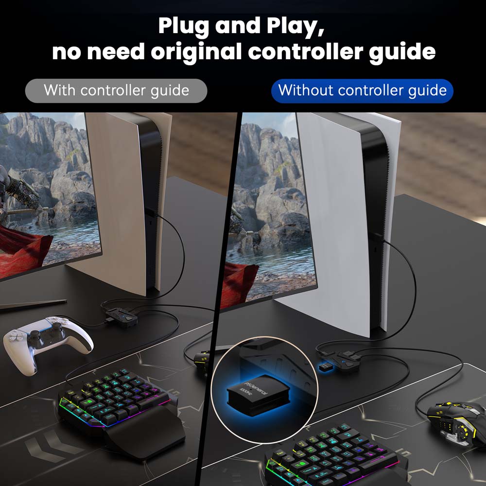 Untuk PS5 Gaming Keyboard Mous - Gaming Console Setup ulasan dan harga