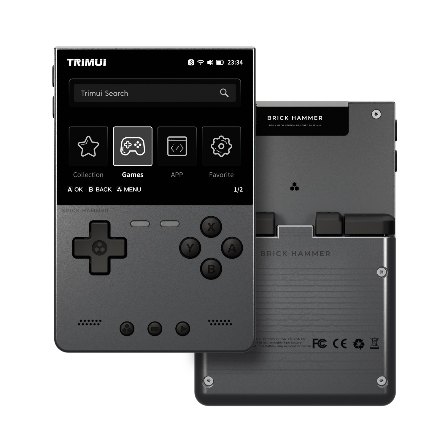 TRIMUI BRICK HAMMER Konsol Gam - Gaming Console For Phone ulasan dan harga