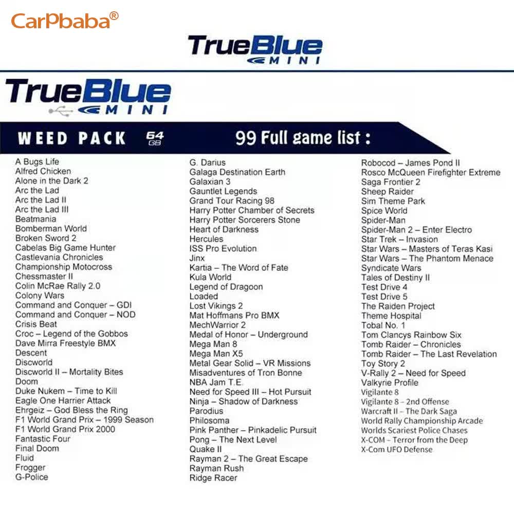 W3 Untuk True Blue Mini CRACK  - Gaming Console Genesis ulasan dan harga