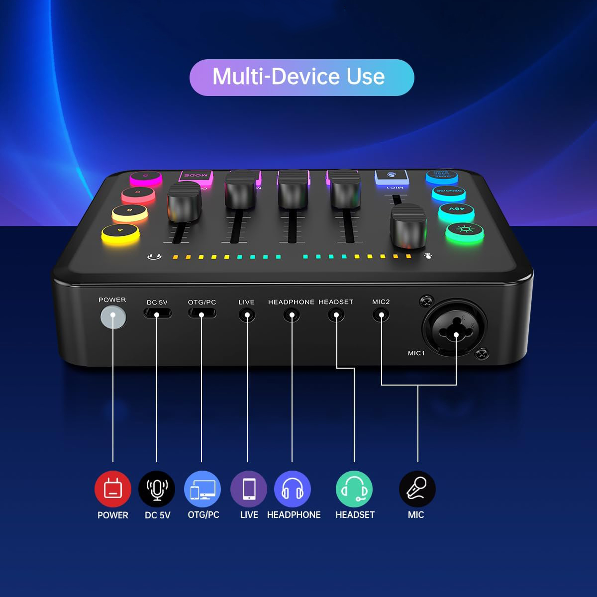 Mixer Audio Gaming RGB 48V Pha - Gaming Console Bundle ulasan dan harga