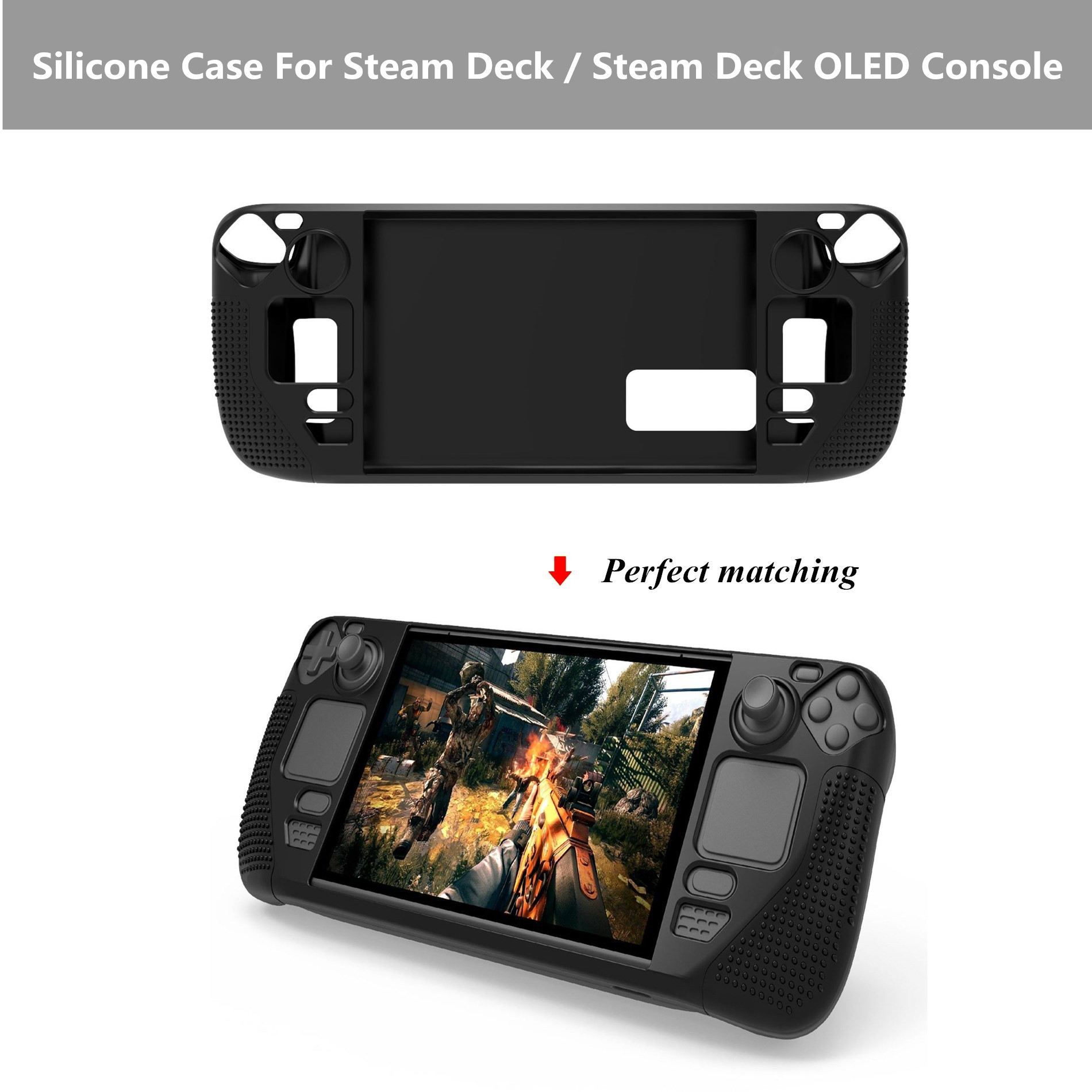 Sarung silikon Aksesori OLED d - Console Gaming Steam ulasan dan harga