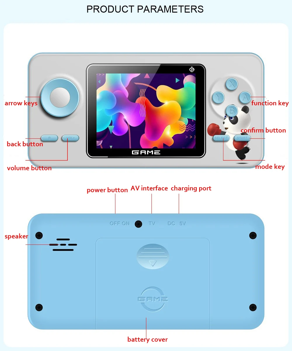 Konsol Video Game Retro S5 Min - Gaming Console In Chinese ulasan dan harga